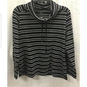 Karen Scott Petite Funnel Neck Sweatshirt